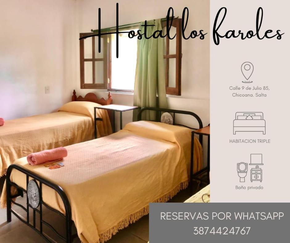 Hostal Los Faroles Chicoana Dış mekan fotoğraf